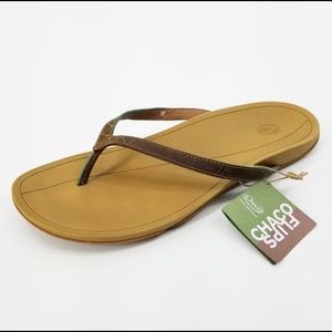 Chaco leather Biza Flip in cognac